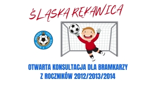 #ŚLĄSKARĘKAWICA - OTWARTA KONSULTACJA DLA BRAMKARZY Z ROCZNIKÓW 2012/2013/2014